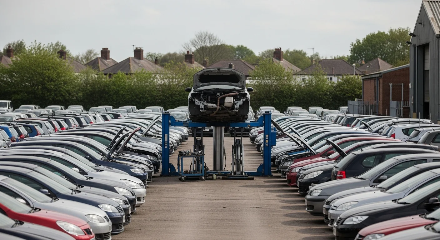 Combien vaut une voiture à la casse au Royaume-Uni en 2026 ?