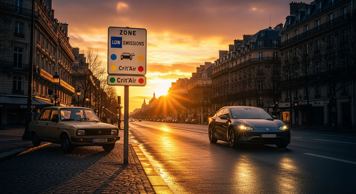 Franse milieuzones (ZFE) en Crit'Air — opties voor autobezitters